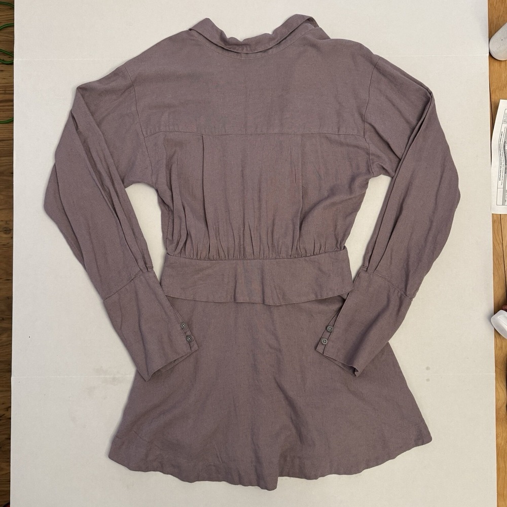 Free People Women's Maxwell Sporty Mini Dress Size Small Petite Purple - Picture 2 of 6